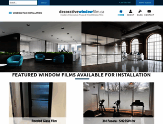 decorativewindowfilm.ca screenshot