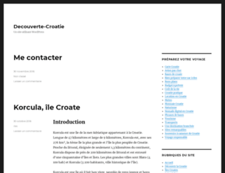 decouverte-croatie.com screenshot