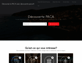 decouverte-paca.fr screenshot