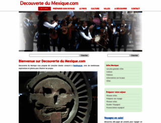 decouvertedumexique.com screenshot