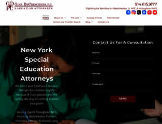 decrescenzolaw.com screenshot