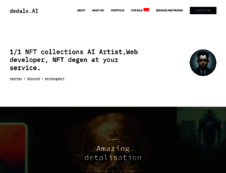 dedalx.com screenshot
