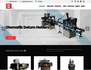 dedemakine.com screenshot
