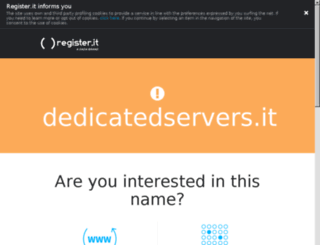 dedicatedservers.it screenshot