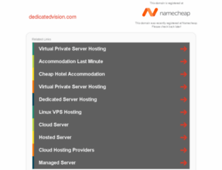 dedicatedvision.com screenshot