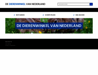 dedierenwinkelvannederland.nl screenshot