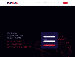 dedimax.com screenshot