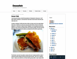 deeeelish.blogspot.com screenshot