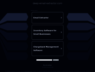 deep-email-extractor.com screenshot