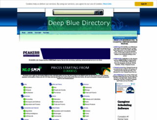 deepbluedirectory.com screenshot