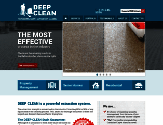 deepcleancarpets.ca screenshot