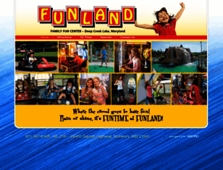 deepcreekfunland.com screenshot