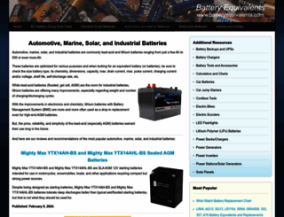 deepcyclemarinebattery.com screenshot