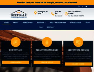 deepdalepestcontrol.com screenshot