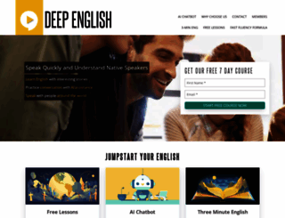 deepenglish.com screenshot