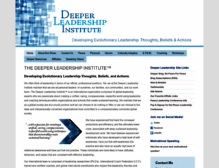 deeperleadershipinstitute.com screenshot