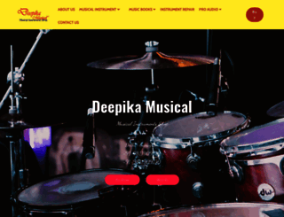 deepikamusical.com screenshot
