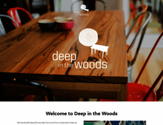 deepinthewoods.com.au screenshot
