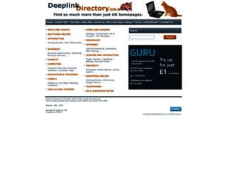 deeplinkdirectory.co.uk screenshot
