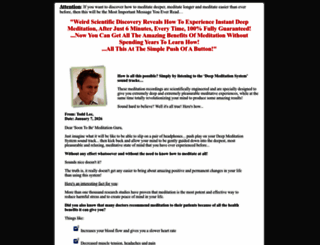 deepmeditationsystem.com screenshot