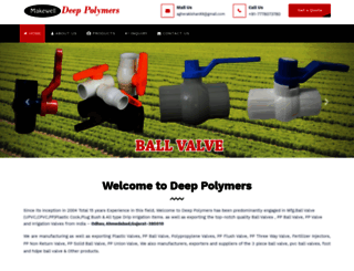 deeppolymersvalve.com screenshot