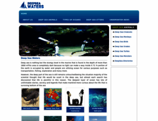 deepseawaters.com screenshot