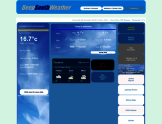 deepsouthweather.co.nz screenshot