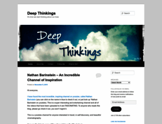 deepthinkings.wordpress.com screenshot
