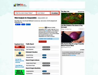 deepweblink.net.cutestat.com screenshot