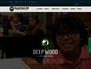 deepwood.roundrockisd.org screenshot