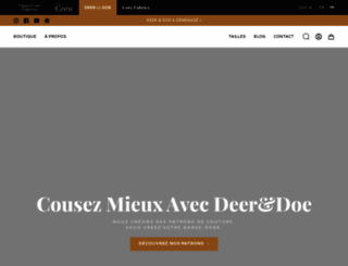 deer-and-doe.fr screenshot