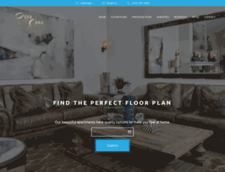 deeroaksapartments.com screenshot