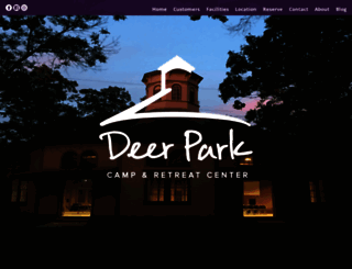 deerparkcamp.com screenshot