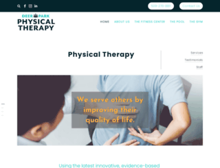deerparkphysicaltherapy.com screenshot