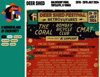 deershedfestival.com screenshot