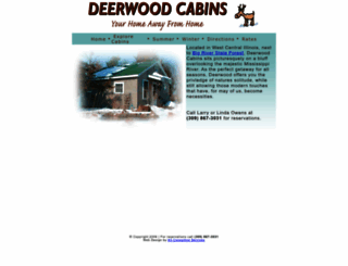 deerwoodcabins.com screenshot