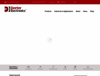 deeterelectronicsinc.com screenshot