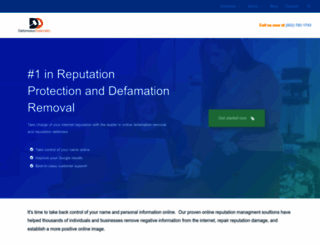 defamationdefenders.com screenshot