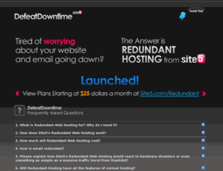defeatdowntime.com screenshot