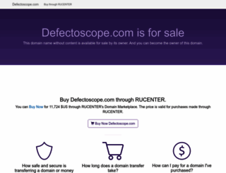 defectoscope.com screenshot