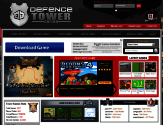 defencetowergames.com screenshot