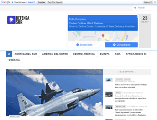 defensasur.com.ar screenshot