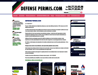 defense-permis.com screenshot