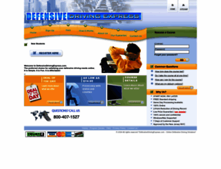 defensivedrivingexpress.com screenshot