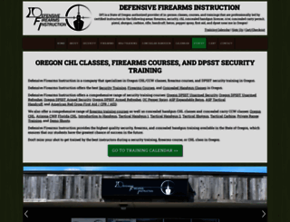defensivefirearmsinstruction.org screenshot