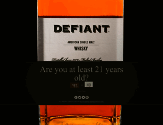 defiantwhisky.com screenshot