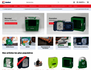 defibrillateurshop.fr screenshot
