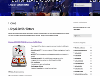 defibrillators.com.au screenshot
