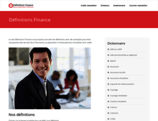 definitions-finance.com screenshot