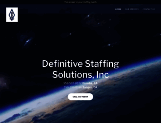 definitive-staffing.com screenshot